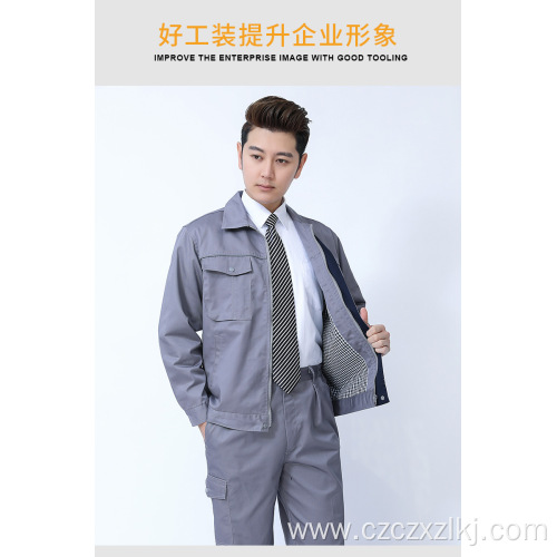 Double layer thickened windproof overalls suit